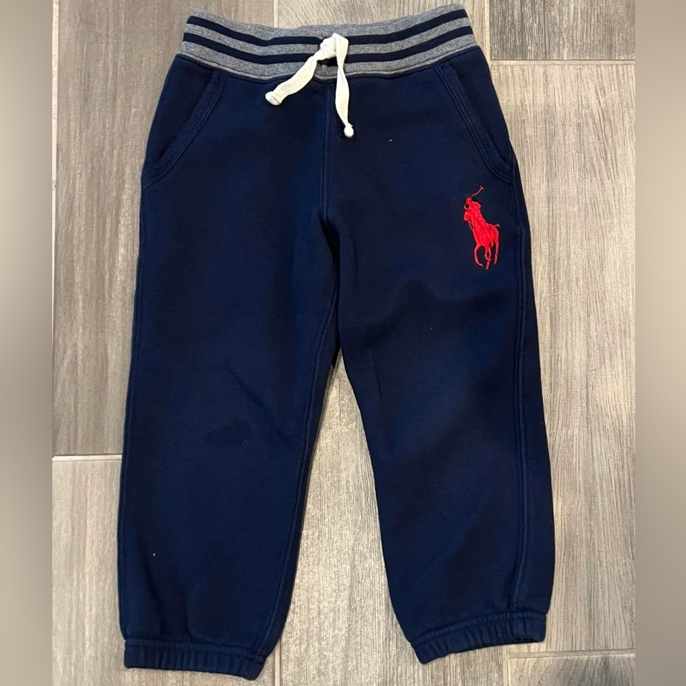 Polo by Ralph Lauren Kids Navy Joggers 4T